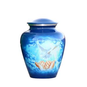 Urne funéraire artisanale pour cendres d'adultes, pour cendres d'animaux, conteneur de sépulture pour restes d'animaux, urne funéraire commémorative - Product Image 1