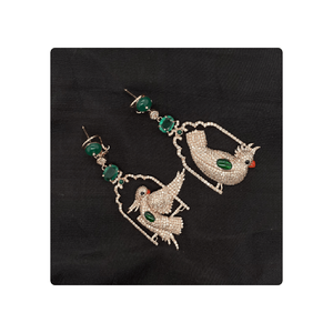 เลือกซื้อต่างหูเพชรออนไลน์ล่าสุดในอินเดียเครื่องประดับแฟชั่นสำหรับงานแต่งงานและปาร์ตี้ - Product Image 6