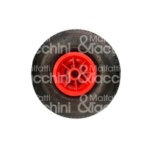 Roue pneumatique Art. 41 avec chambre à air et noyau en nylon absorbant les chocs - Product Image 1