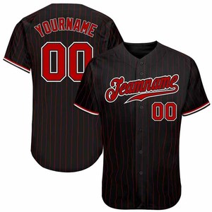 Baseball Jersey for Men Button Down Team Uniform Breathable Lightweight Athletic Tournament Sports Apparel - Product Image 1