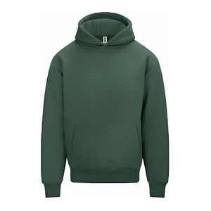 Sudadera con Capucha Gruesa para Hombre y Mujer, Oversize, de Algodón 100% Pesado, Tejido Sólido, Forro Polar, Logotipo Frontal, 400GSM 450GSM 500GSM, Cálida - Product Image 2