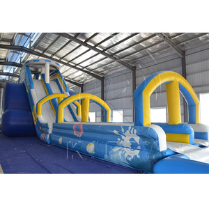 Castillo Hinchable Comercial de PVC Duradero con Tobogán y Zona de Salto para Niños, Parque de Trampolines Exterior, Tamaño Personalizado, Área de Juegos Resistente - Product Image 4