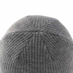 Nouvelle arrivée de haute qualité unisexe 100% laine crâne personnage casquette unie Design Unique étiquette tissée Logo tricoté doux hiver Ski - Product Image 6
