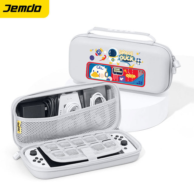 Jemdo Medium Size Bag Switch 2 Soft EVA Protective Carry Case for Nintendo Switch OLED Video Game Players Style Case