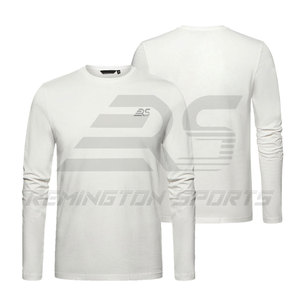 เสื้อยืดแขนยาวผู้ชายแขนยาวสีพื้น - Product Image 1
