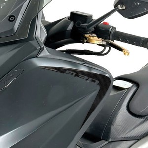 2 Pezzi Adesivi Protettivi 3D in Gel per Angoli, Compatibili con Yamaha TMAX 530, per Moto T MAX 2012-2016 - Product Image 1