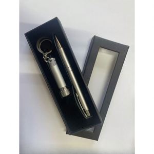 Custom Metal Pen & Durable Mini Flashlight <b>Gift</b> Set-<b>Personalized</b> with Your Logo Silk Screen Printed Promotional Item - Product Image 2