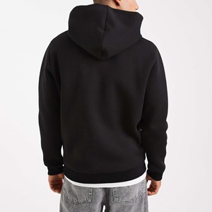 Sudadera con capucha lisa para hombre al por mayor, de tejido Air Layer, 460g, de forro polar técnico pesado, tipo jersey, corte estándar, frente liso, para personalización, venta al por mayor de fábrica - Product Image 4