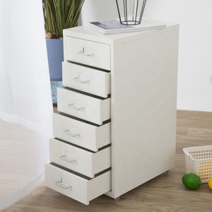 Tủ hồ sơ văn phòng dưới bàn 5/<span class=keywords><strong>6</strong></span> ngăn kéo tủ lưu trữ nhà kim loại di động nhỏ thép Tủ hồ sơ - Product Image 3