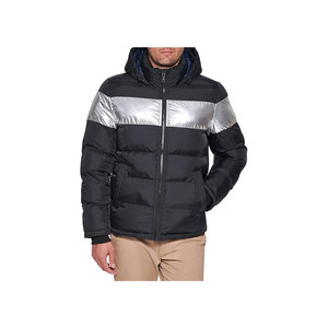 High Street Custom Logo <b>Top</b> Selling Knitted Polyester Quality Hooded <b>Bubble</b> Jacket - Product Image 5