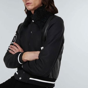 Veste d'université de haute qualité pour hommes, vente en gros, bombardier de Baseball personnalisé - Product Image 5