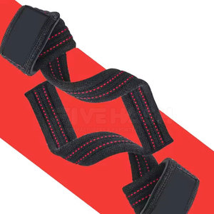 Sangles en coton pour haltérophilie, support de préhension durable pour l'entraînement de levée de charges lourdes, support de poignet pour soulevé de terre et entraînement - Product Image 3