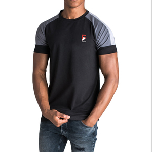 ฤดูร้อนผู้ชายธรรมดากวิ่งรอบคอเสื้อยืดเปล่า 180gsm ผ้าฝ้ายสแปนเด็กซ์ T เสื้อผู้ชายฟิตเนส GYM T เสื้อ - Product Image 2