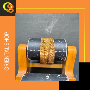 Bracelets de style fantaisie avec bracelets faits à la main de forme ronde plaqués or 22CT à vendre par les exportateurs - Product Image 4