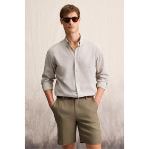 <span class=keywords><strong>Camicia</strong></span> da <span class=keywords><strong>Uomo</strong></span> GRIMELANGE Lasse con Colletto e Polsini, Maniche Lunghe, Vestibilità Regolare, in Misto <span class=keywords><strong>Lino</strong></span> - Product Image 1