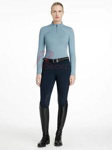 Capa base de diseño Premium para mujer, venta al por mayor, estructura sin costuras, tela avanzada, suave, que absorbe la humedad, ajuste ligero, deportes - Product Image 6