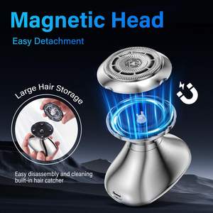 Maquinilla de Afeitar Eléctrica Recargable de 3 Cuchillas a Prueba de Agua IPX7 para Mujer, Depiladora para Bikini, Cuerpo y Piernas con Función de Reemplazo - Product Image 3