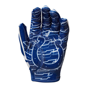 Gants de football américain super adhérents en gros, gants de receveur de football avec paume en silicone à haute adhérence, gants de rugby - Product Image 6