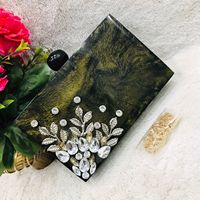 Sac à main indien de meilleure qualité élégant pochette pour dames sac à main de soirée résine pochette sac à main à bas prix