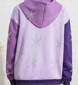 Digital Printing <b>Men</b> Rhinestone <b>Hoodies</b> Eco-Friendly Bright <b>Purple</b> Color Smooth Stuff High Knitted High Value <b>Hoodies</b> <b>For</b> <b>Men</b> - Product Image 4
