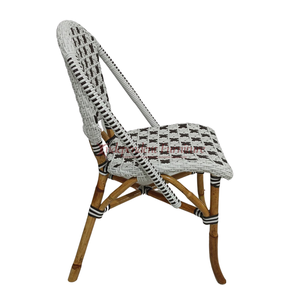 Chaise en rotin naturel et synthétique de qualité supérieure pour l'extérieur, idéale pour patio, jardin, complexe hôtelier, café et ensemble de salle à manger d'hôtel - Vente en gros - Product Image 5