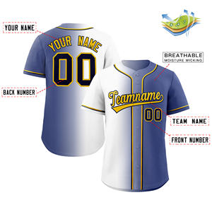 Uniformes de béisbol personalizados al por mayor, ropa deportiva personalizada con nombre y número cosidos, camisetas de béisbol personalizadas - Product Image 2