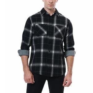 Chemise en flanelle pour homme, manches longues, à carreaux, en coton, décontractée, boutonnée, douce et chaude pour l'automne, l'hiver et les activités de plein air - Product Image 6