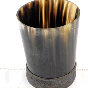 NUEVA LLEGADA MEJOR CUERNO DE BUFALO TAZA CERVEZA BEBER VIKING Taza de cristal a precio asequible para ocasión navideña - Product Image 5