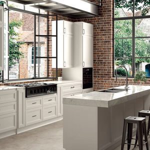SANYANG American Contemporary Wood Kitchen Cabinet Shaker <b>Doors</b> RTA European Classic Kitchen Cabinets from Vietnam factory - Product Image 3
