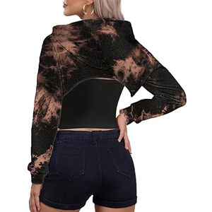 Sweat-shirts courts pour femmes, confortables, respirants, anti-boulochage, pour usage extérieur, faible MOQ, coupe ajustée, meilleurs sweat-shirts courts pour femmes - Product Image 5