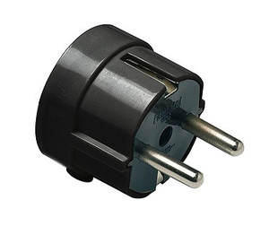 Connettore Aereo Bipolare Nero con TTL 16A 250V (Famatel 1102N) - Product Image 1