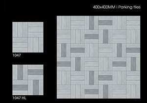 กระเบื้องที่จอดรถกลางแจ้งพอร์ซเลนขนาด400x400มม. พื้นผิวกันลื่นกระเบื้องปูพื้นดีไซน์ทันสมัย - Product Image 3