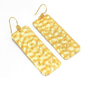 Pendiente de latón de aspecto tradicional Forma cuadrada brillante pulido Función de evento de la mejor calidad Uso de uso Venta caliente - Product Image 6