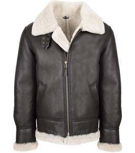 Veste en cuir véritable OEM 100% pour homme, veste d'hiver avec doublure en fausse fourrure, respirante, grande taille, vestes faites à la main du Pakistan - Product Image 1