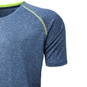 T-shirt d'été pour homme en tissu respirant, écologique, léger, à séchage rapide, à manches courtes, col ras du cou, coupe classique, pour usage quotidien - Product Image 4