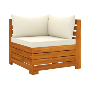 Juego de sofá de patio exterior de madera maciza de teca, muebles de jardín de lujo modernos, sofá de jardín Premium de nuevo estilo - Product Image 1