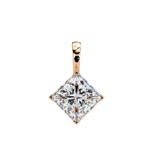 Pendentif en or 18 carats avec un magnifique diamant cultivé en laboratoire pour femmes - Product Image 3