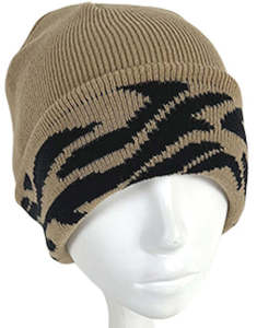 Bonnets élégants en tissu de laine avec logo personnalisé imprimé, coupe classique, pour un usage décontracté en hiver, couleur unie, jacquard - Product Image 2