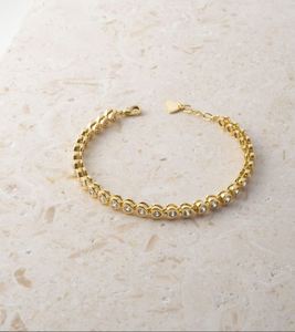 Pulseras de hoja chapadas en oro y plata de 7 pulgadas y 8 pulgadas, pulsera de mujer helada, joyería de Hip Hop, regalos de cumpleaños para ella, regalos de aniversario - Product Image 4