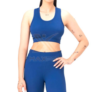 Ensemble de yoga pour femmes de haute qualité, personnalisable, avec taille élastique sur le devant, respirant, résistant, ensemble 2 pièces - Product Image 3