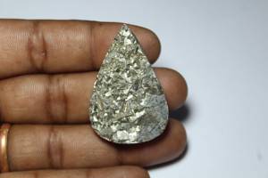 Top Qualité Incroyable Pyrite Druzy Cabochon Rare Pyrite Druzy Pierre Lâche Pour La Fabrication De Bijoux Incroyable Pyrite Druzy Gemstone.130Ct - Product Image 2