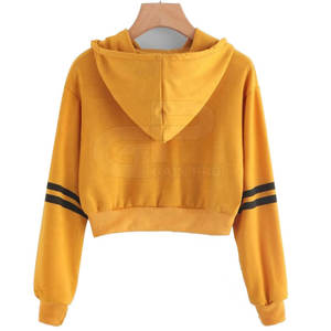 Sudaderas cortas para mujer hechas de tela transpirable, ideales para gimnasio, trajes casuales sudaderas con capucha para mujer - Product Image 2