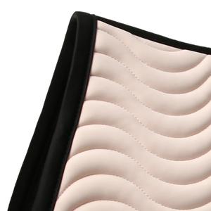 2024 dernière conception saut coupe matelassé rose clair sur mesure anti-dérapant équitation tapis de selle ensembles en gros - Product Image 4