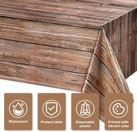 Nappe de table lourde en tissu non tissé enduit de PVC, écologique, imperméable et ignifuge