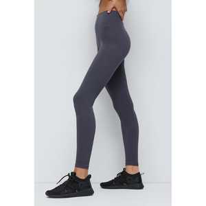 Mid Waist Casual Sport <b>Leggings</b> with Push-up Feature XL Size Seamless <b>Nylon</b> and Spandex Compression Yoga Pants for Gym Use - Product Image 4