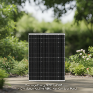 Panneau solaire monocristallin PERC demi-cellule Sunrange Energy SR72P-450M 440W - Product Image 3