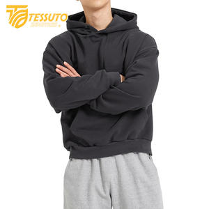 เสื้อสเวตเตอร์มีฮู้ดของผู้ชายสั่งทำทันสมัย3D ปักลายขนแกะขนาดพลัสไซซ์100% โลโก้ตามสั่งแบบมืออาชีพ - Product Image 1