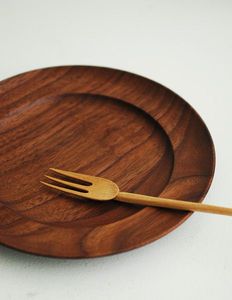 Assiette à salade en bois rustique plateau de service boîte en pin thème amour bateau ovale bonbons biscuits nourriture fruits décoration de la maison cadeau - Product Image 5