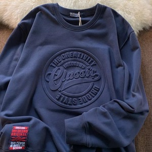 Venta caliente personalizado Casual Relieve Hombres Sudadera 100% Algodón Peso pesado Alta calidad 3D en relieve de gran tamaño Hombres Sudadera - Product Image 4