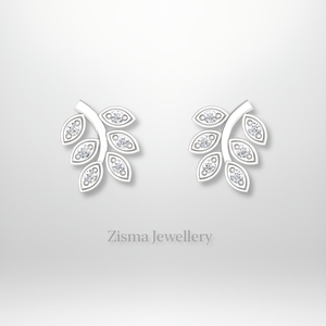 Luxury Three Star Diamond <b>Stud</b> <b>Earrings</b> Piercing Jewelry 14K 18K Solid Gold Real Lab Grown and Natural Diamonds IGI Certified - Product Image 5